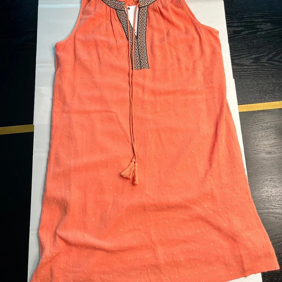 Dr2 by Daniel Rainn Shift Summer Dress - Size Small - Tawny Orange EUC - Picture 6 of 12